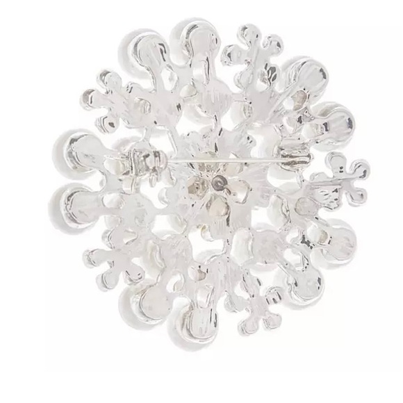 New Empress pearl rhinestone brooch - Picture 2 of 2